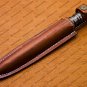 6.5 Inch Custom Forged Hunter Damascus Steel Tri Dagger Hand Forged Twisted Pattern Kris Dagger