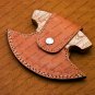Personalized Custom Handmade Damascus Chef Kitchen Ulu Knife Chef Knife Heavy Duty Damascus Handle