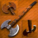 Custom Double Head Axe Handmade axe gift for groomsmen personalized gift, gift for him, Christmas