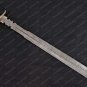 Beautiful Custom Handmade 30 Inches Damascus Steel Hunting Sword with Sheath