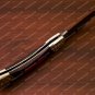 Handmade Damascus Pocket Folding Knife Hand Forged Pocket Knife Pakka Wood Handle Personalized Gift