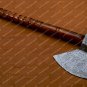 Custom Handmade Damascus Steel Axe, Viking Axe, Camping Axe, Throwing Axe, Axe with Leather Sheath