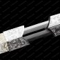 Hand-Forged 1060 Steel Samurai Sword | Fully Sharp | Full Tang (White) Katana Swords with Sheath