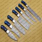 Damascus Chef Knife Set Best Gift Vintage Knife Forged Steel Knife Perfect Gift Handcrafted Kitchen