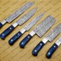 Damascus Chef Knife Set Best Gift Vintage Knife Forged Steel Knife Perfect Gift Handcrafted Kitchen
