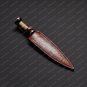 Nadeem Industry 21"in Custom Handmade Damascus Steel Hunting Mini Sword Knife