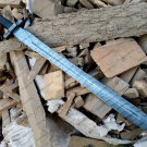 36"Custom Handmade Damascus Steel Kaato Sword Function Sword With Lather Sheath