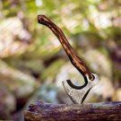 Custom Forged Carbon Steel Viking Axe with Rose Wood Shaft Viking Bearded Camping Axe Best Birthday