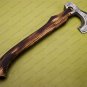 Custom Forged Carbon Steel Viking Axe with Rose Wood Shaft Viking Bearded Camping Axe Best Birthday
