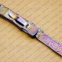 Custom Handmade Damascus Steel Folding Pocket Knife with Handle Kowa Wood with Leather Sheath