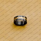 Handmade Damascus Steel Wedding Ring for Men Engagement Band with Custom Size