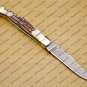 Damascus Laguiole Knife Handmade Damascus Pocket Knives Stage Insert Knife USA Made with Sheath