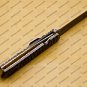 Custom Hand Made Damascus Steel Lxuary Knife Folding Pocket Knife Hunting Knife with Leather Sheeth