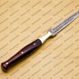 Custom Forged Hunter Knife Damascus Steel Boot Throwing Dagger Hunting Knife Bone and Brass + Cover
