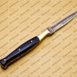 Custom Forged Hunter Knife Damascus Steel Boot Throwing Dagger Hunting Knife Bone and Brass + Cover