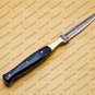 Custom Forged Hunter Knife Damascus Steel Boot Throwing Dagger Hunting Knife Bone and Brass + Cover