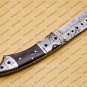 Custom Hand Made Damascus Steel Lxuary Knife Folding Pocket Knife Hunting Knife with Leather Sheeth