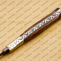 Custom Forged Hunter Knife Damascus Steel Boot Throwing Dagger Hunting Knife Bone and Brass + Cover