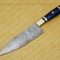 Damascus Chef Knife Vintage Knife Forged Steel Knife Perfect Gift Handcrafted Kitchen with Koa Wood