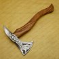 Custom Handmade Carbon Steel Viking Axe | Hunting Camping Battle | Wood Handle