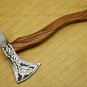 Custom Handmade Carbon Steel Viking Axe | Hunting Camping Battle | Wood Handle