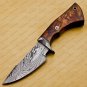 Custom Damascus Hunting Knife Damascus Fixed Blade Knife Gifts For Men, Father's Day gift, Groomsmen