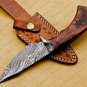 Custom Damascus Hunting Knife Damascus Fixed Blade Knife Gifts For Men, Father's Day gift, Groomsmen
