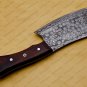Handmade Damascus Steel Cleaver Chopper Chef Kitchen Knife Heavy Duty Damascus Handle Walnut Wood