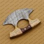 Handmade Damascus Chef Kitchen Ulu Knife Making Custom 100% Handmade Damascus