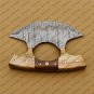 Handmade Damascus Chef Kitchen Ulu Knife Making Custom 100% Handmade Damascus