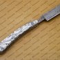 Personalized Damascus Folding Pocket Custom Blade Straight Razor very sharp with leather sheath