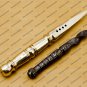 Custom Forged Hunter Damascus Steel Tri Dagger Hand Forged Twisted Pattern Kris Dagger With Cover