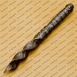 Custom Forged Hunter Damascus Steel Tri Dagger Hand Forged Twisted Pattern Kris Dagger With Cover