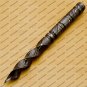 Custom Forged Hunter Damascus Steel Tri Dagger Hand Forged Twisted Pattern Kris Dagger With Cover