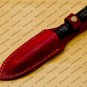 Custom Forged Hunter Damascus Steel Tri Dagger Hand Forged Twisted Pattern Kris Dagger With Cover