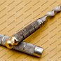 Custom Forged Hunter Damascus Steel Tri Dagger Hand Forged Twisted Pattern Kris Dagger With Cover