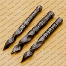 Custom Forged Hunter Damascus Steel Tri Dagger Hand Forged Twisted Pattern Kris Dagger With Cover