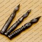 Custom Forged Hunter Damascus Steel Tri Dagger Hand Forged Twisted Pattern Kris Dagger With Cover