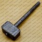 Custom Hand Made Damascus Steel Solid Full Tang Thor Hammer/valentine Gift/gift for Him/gift for Dad