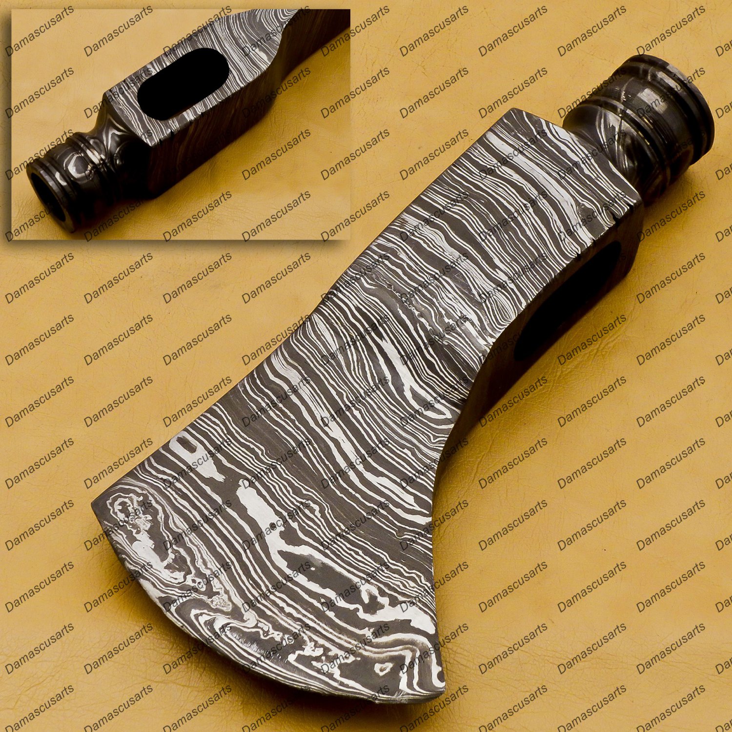 Customize Hand Forged Viking Axe Head Iron Viking Style Steel / Camping / Hiking / Hunting + Cover