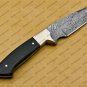 Damascus Hunting Knife, Damascus Fixed Blade, Skinner Gut Hook Knife, Viking Knife, Handmade Knife
