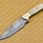 Damascus Hunting Knife, Damascus Fixed Blade, Skinner Gut Hook Knife, Viking Knife, Handmade Knife