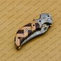 Custom Made Damascus Steel Folding Pocket Knife Best Gift for him groomsmen knives Fold knife
