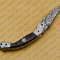 Custom Made Damascus Steel Folding Pocket Knife Best Gift for him groomsmen knives Fold knife