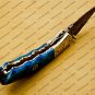 Custom Made Damascus Steel Folding Pocket Knife Best Gift for him groomsmen knives Fold knife