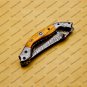 Custom Made Damascus Steel Folding Pocket Knife Best Gift for him groomsmen knives Fold knife