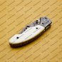 Custom Made Damascus Steel Folding Pocket Knife Best Gift for him groomsmen knives Fold knife