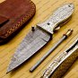 Custom Made Damascus Steel Folding Pocket Knife Best Gift for him groomsmen knives Fold knife