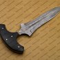 Deer Antler Dagger Knife, Hunting Knife, Double Edge Knife, Custom Engraved Gift Groomsmen Gifts