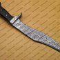 Handmade Damascus Steel Kukri Knife Densified Wood Handle Gift for Him Anniversary Gift Valentines